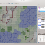 Map avec les info de debug, fait via les diagramme de voronoi